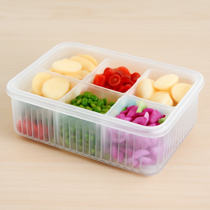 Fridge Storage Box  Freezer & Kitchen Organizer for Vegetables & Food (1 Pc)