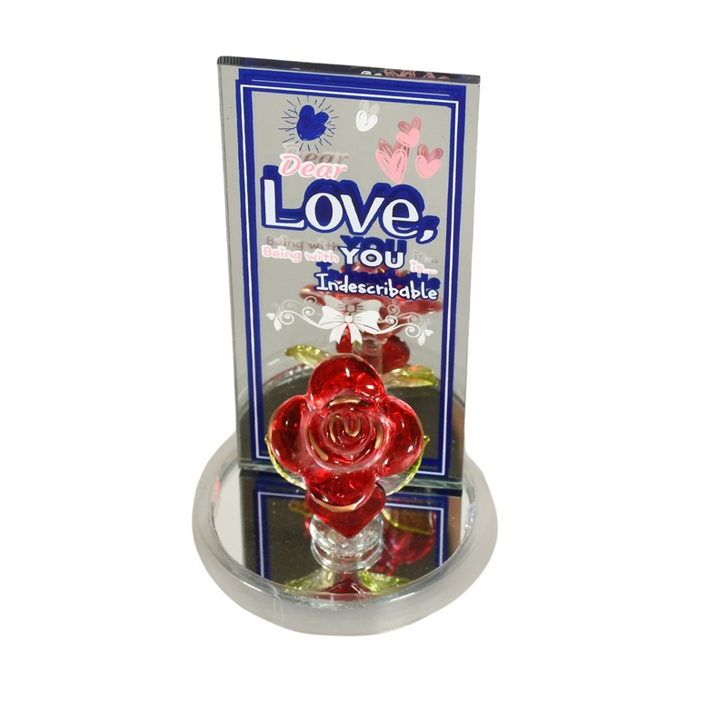 Lovely Rose Showpiece  Romantic Gift Set for All Occasions (1 Pc)