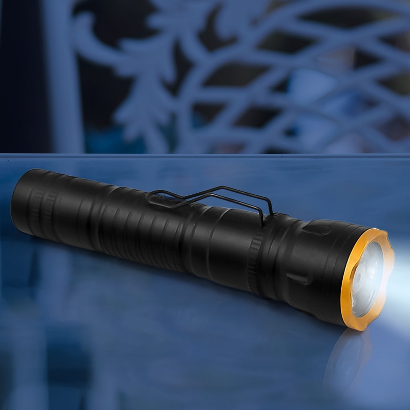 2in1 5 LED With 1 Laser Light PortableMini Torch / Flashlight LED Powerful High Lumens Pen Light with Clip, Portable Pocket Compact Torch for Emergency A Battery operated (1 Pc / Battery not included)