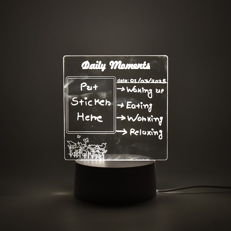 Creative Visualization Lamp 3 DAcrylic Decorative Lamp (1 Pc)
