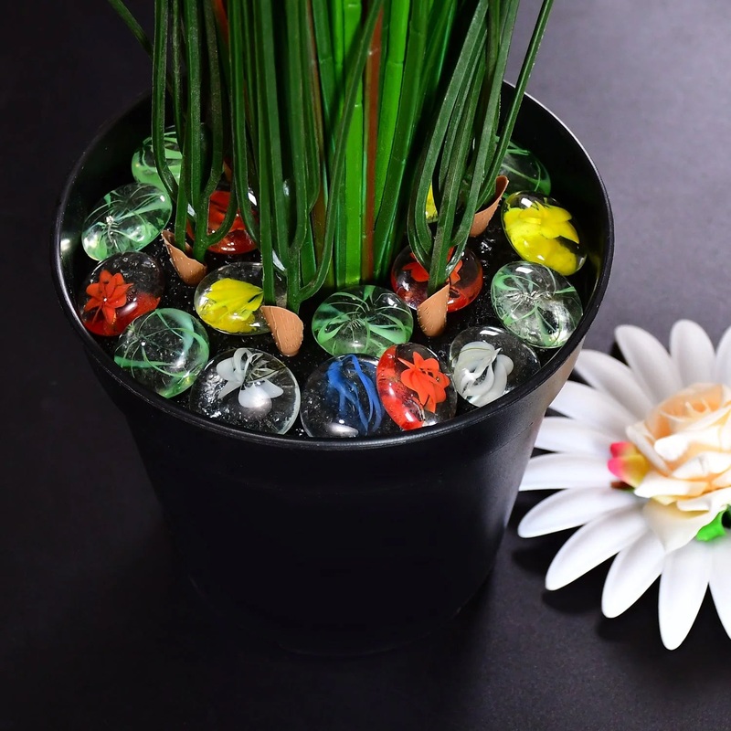 Multi-Color Decorative Stone for Garden / Lawn / AquariumFish Tank Gravel /Flower PotsDecoration Pebbles for Fish Bowl & All PurposeAttractive Stone Set