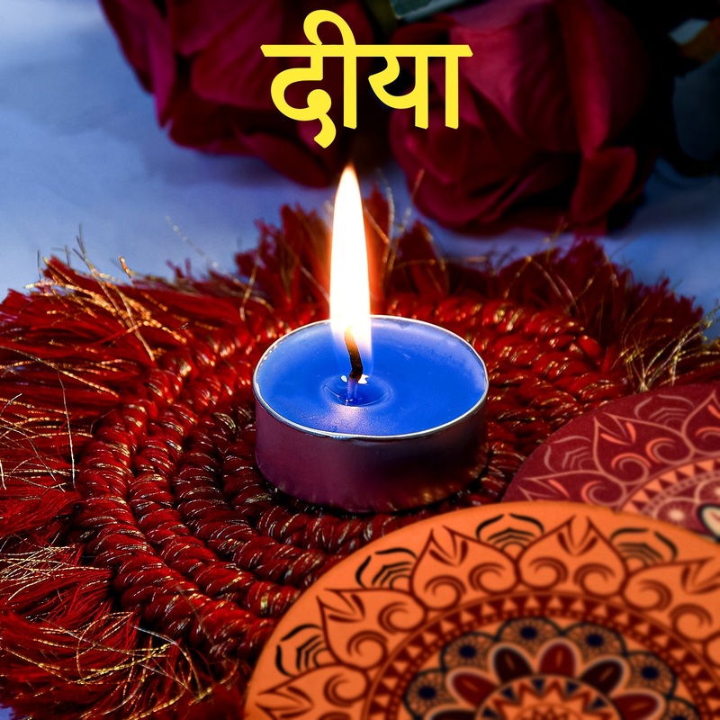 Tealight Diwali Candle  Smokeless, Long-Burning, Mix Color (1 Pc / Mix Color)