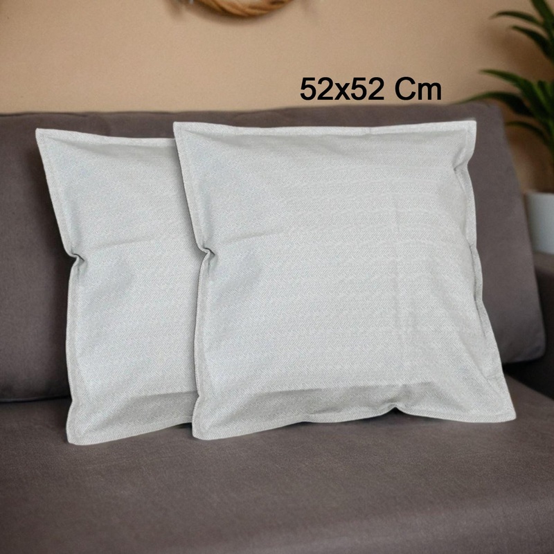Pillow Covers, Couch Pillows Cover, Soft Decorative Pillow Covers (52  52 CM / 1 Pair / 2 Pc)