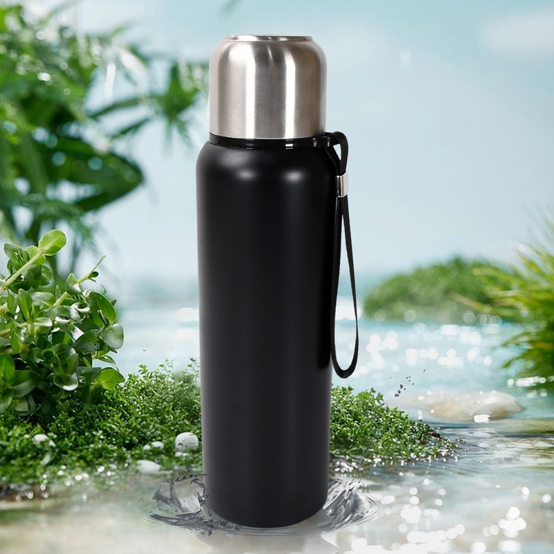 Stainless Steel Water Bottle, Fridge Water Bottle, Stainless Steel Water Bottle Leak Proof, Rust Proof, Cold & Hot Thermos steel Bottle| Leak Proof | Office Bottle | Gym | Home | Kitchen | Hiking | Trekking | Travel Bottle (Approx 600ML)