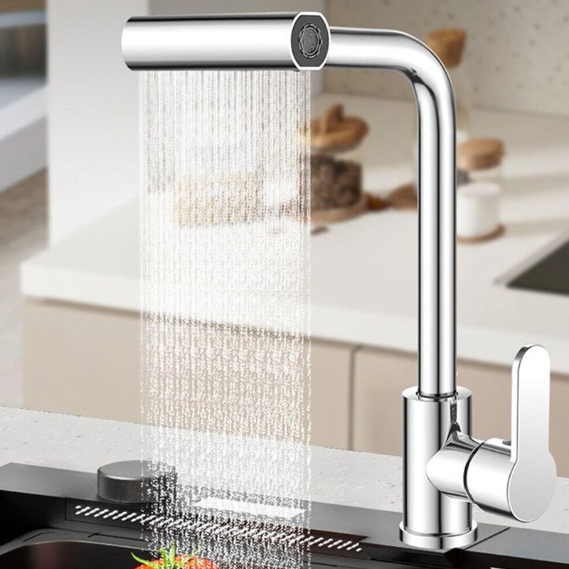 360 Rotating Waterfall Kitchen Faucet  Touch & Swivel Sink Extender (4 In 1 )