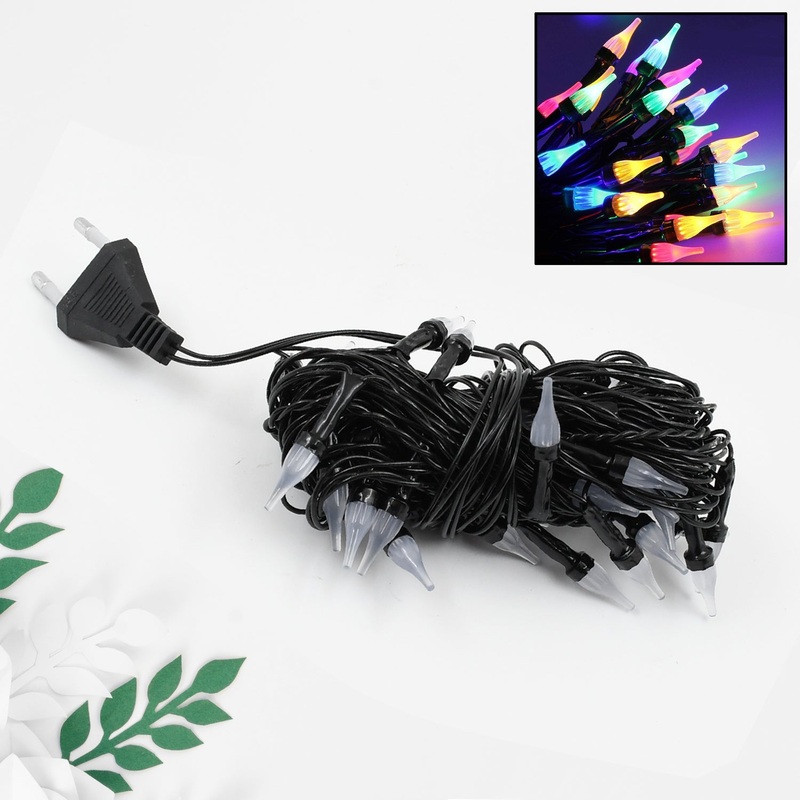 9Mtr LED Flower String Lights  Multi-Color Festival, Home Decor (36 LEDs, 1.4MM)