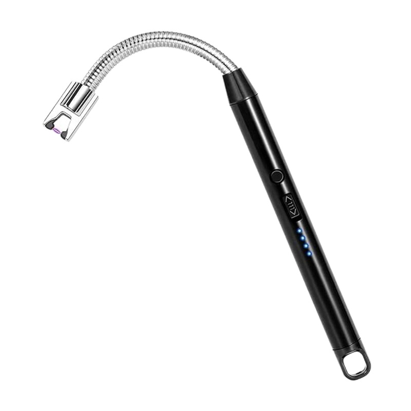 Long Flexible USB Rechargeable Electric Arc Lighter  Windproof, Flameless Plasma