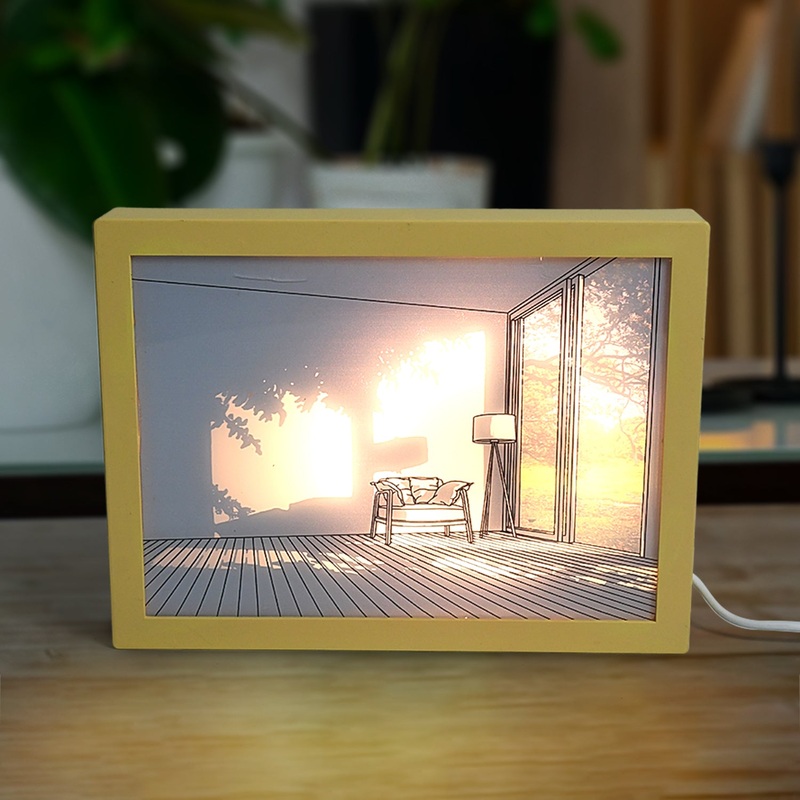 LED NightPainting Decoration Picture Frame Light (1 Pc / 2015 CM)