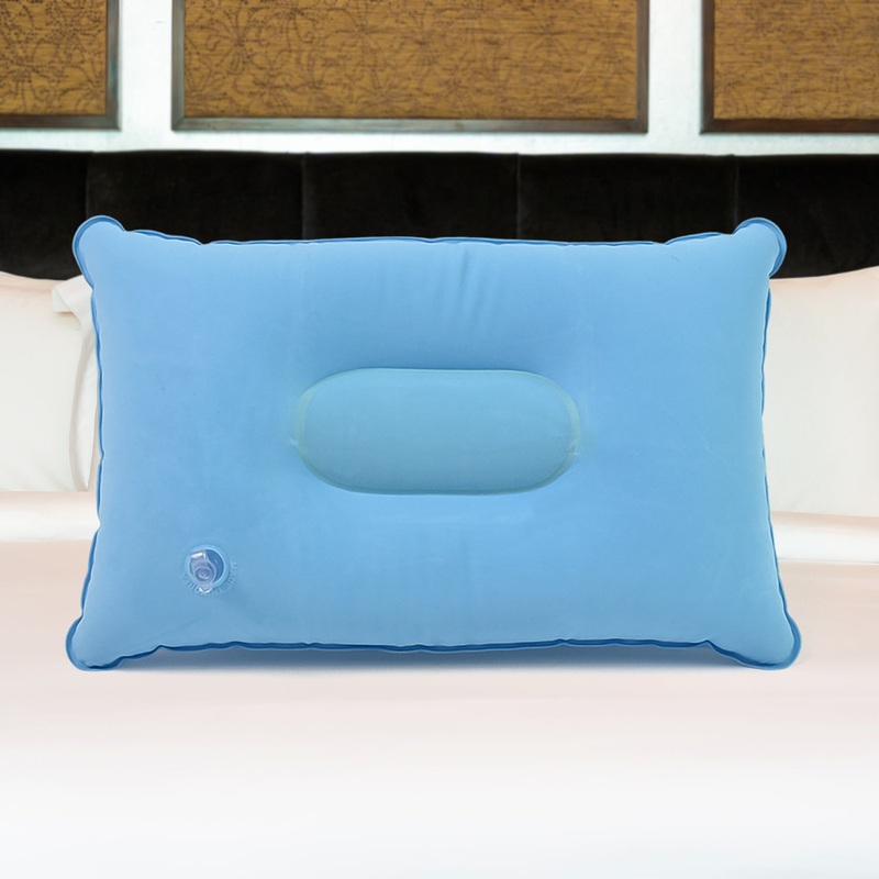 Comfortable Inflating Travel Pillow (3421 Cm / 1 Pc / Mix Color)