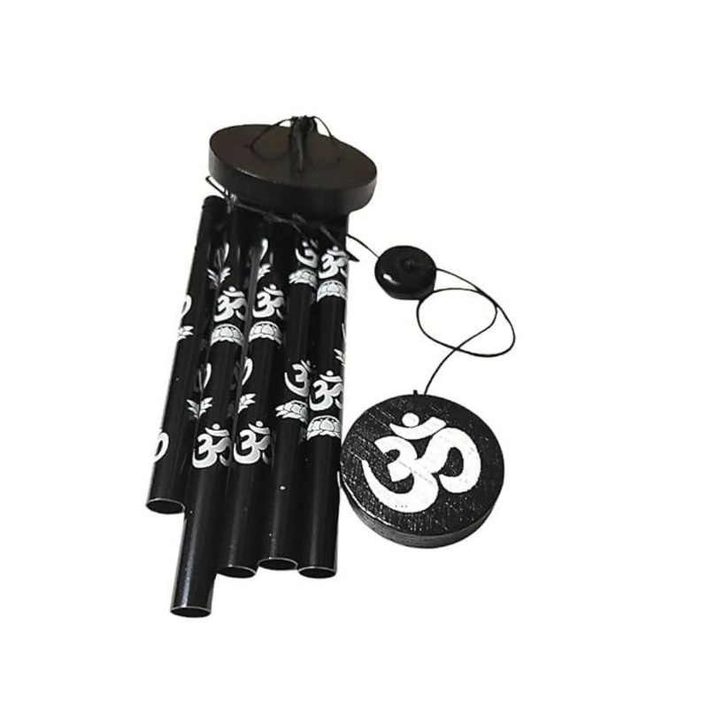 Black Om Wind Chime