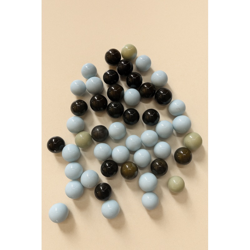 Multicolor Glass Marbles  Decorative Round Pebbles for Vase Filler, Aquarium & Craft Use