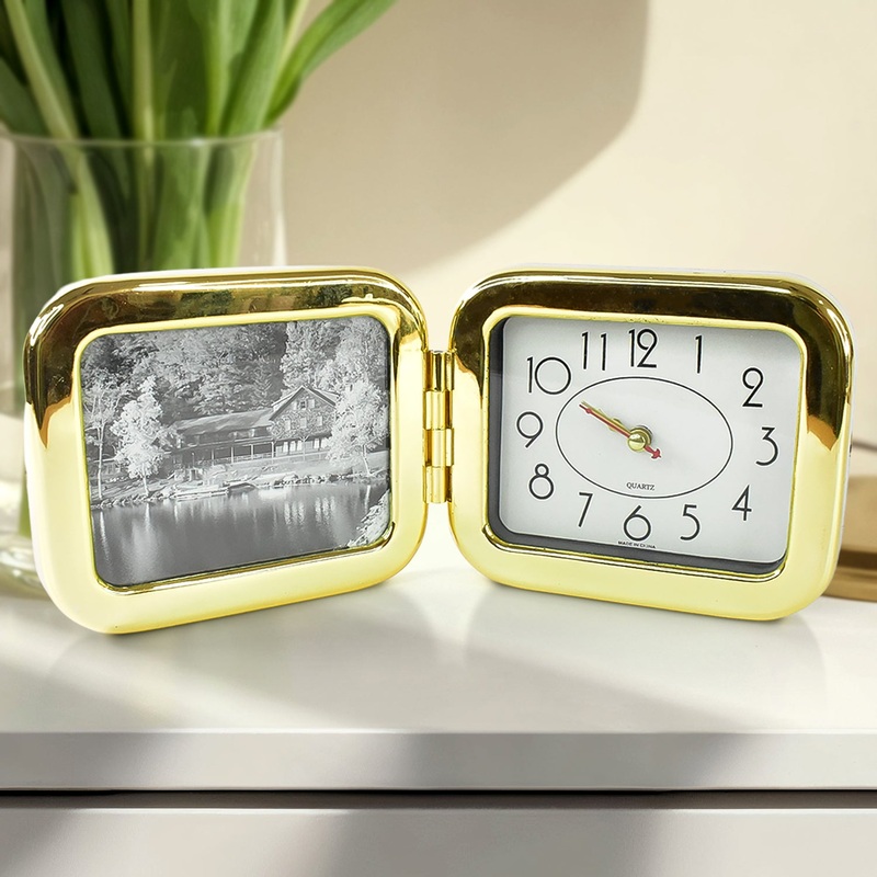 Portable Foldable Desk Clock  Space-Saving and Stylish (1 Pc)