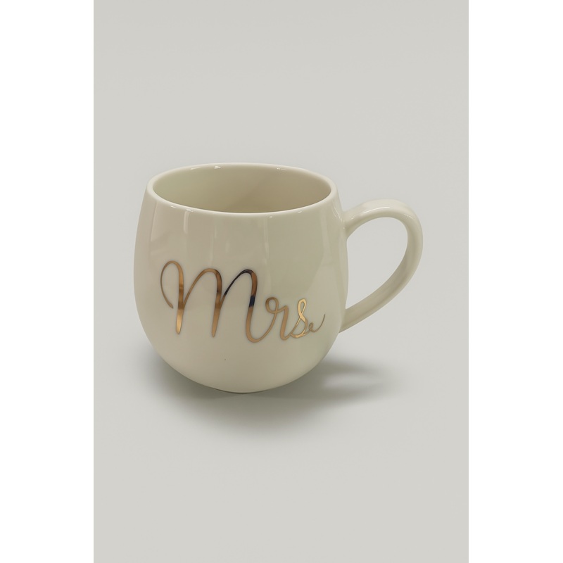 Mr & Mrs Ceramic Mug Set  Couple Coffee Mugs with Elegant Design for Anniversary, Wedding & Gift