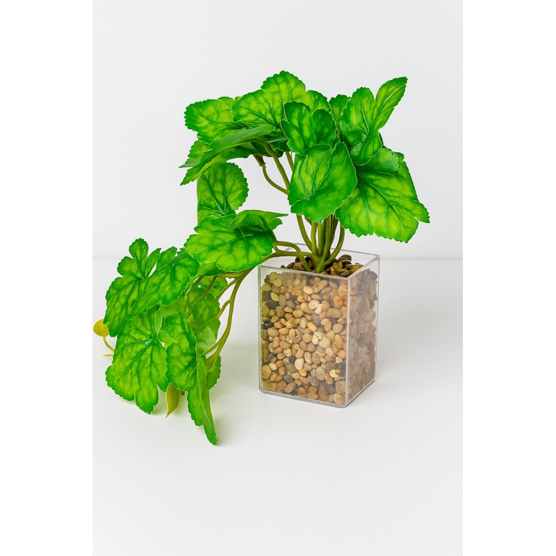 Verdello Charm Planter Artificial plant Green leafy decor Indoor plant decoration Faux potted plant Home decor plant Tabletop greenery Decorative foliage Realistic artificial leaves Cement pot decor Low maintenance plant Office desk plant Moder
