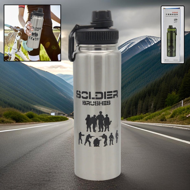 Customize Vacuum Insulated Stainless Steel Bottle Stainless Steel (1000 ml / 1 Pc)