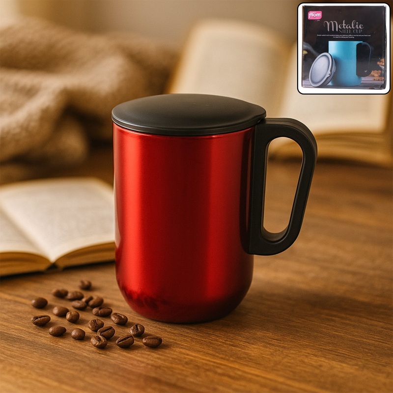 Supermom Stainless Steel Metallic Coffee Mug Approx 300ml (1 Pc)
