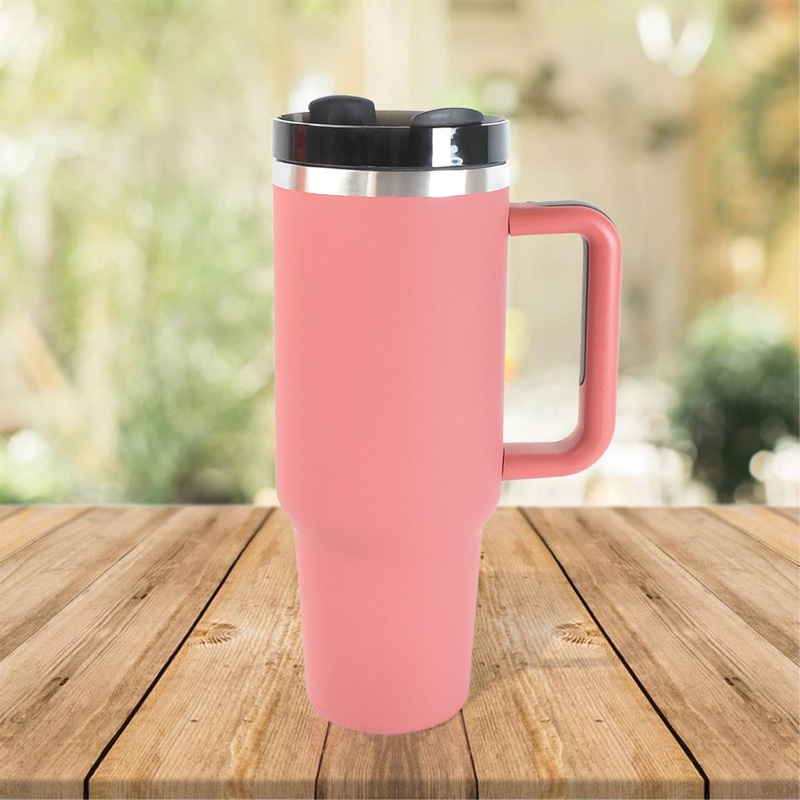 Customize Stainless Steel Vacuum Insulated Tumbler With Lid (Approx 1200 Ml)