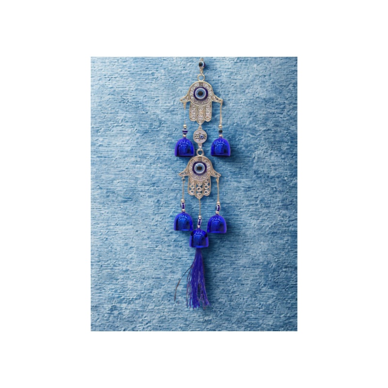 Hamsa Hand Evil Eye Wind Chime