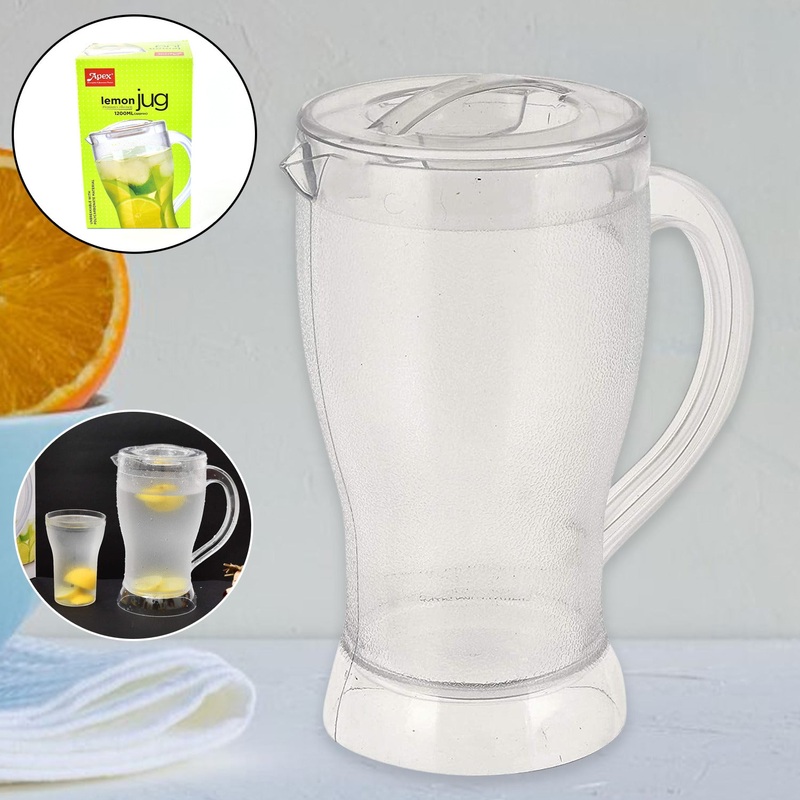 Apex Unbreakable Lemon Jug  1200 ML (Approx / 1 Pc)