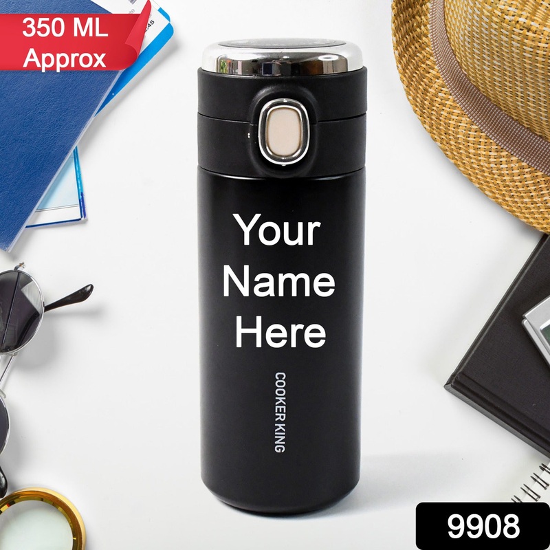 Customize Stainless Steel Insulated Vacuum Bottle With Insulated Cap Lock (350ml Approx)
