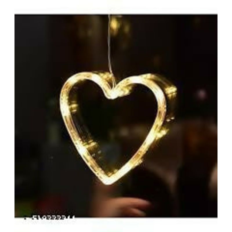 Set of 3 LED Hanging Heart Lights
