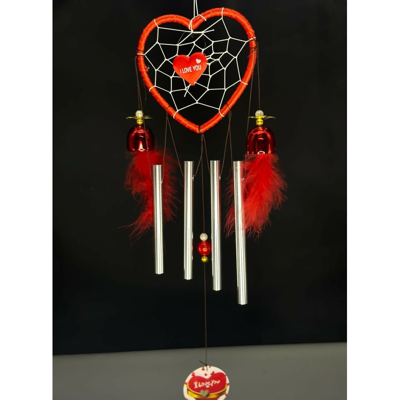 Love woven windchime hanging