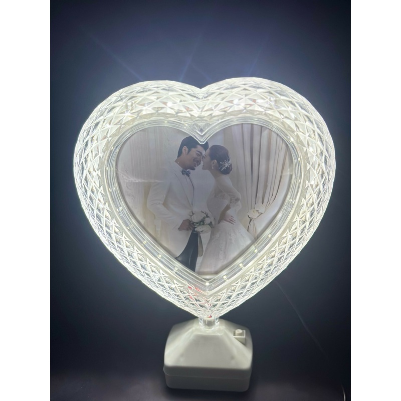 StellarGlow Memory Frame Heart Shaped