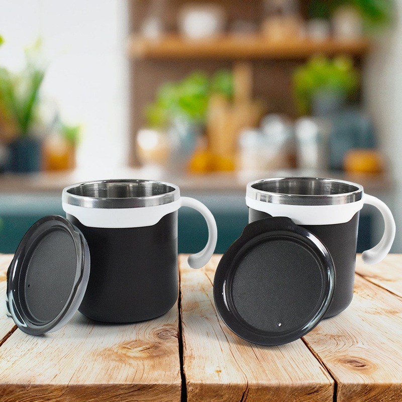 Customize 2 Pcs Premium Mocha Mug Set 250 ml