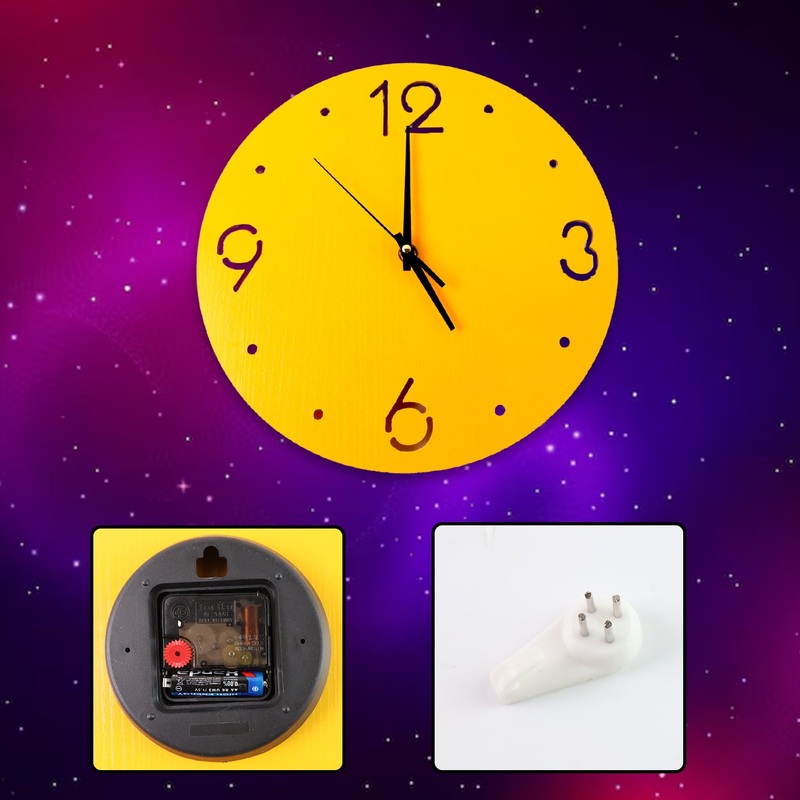 Modern Minimalist Wall Clock for Home & Office Dcor (1 Pc)