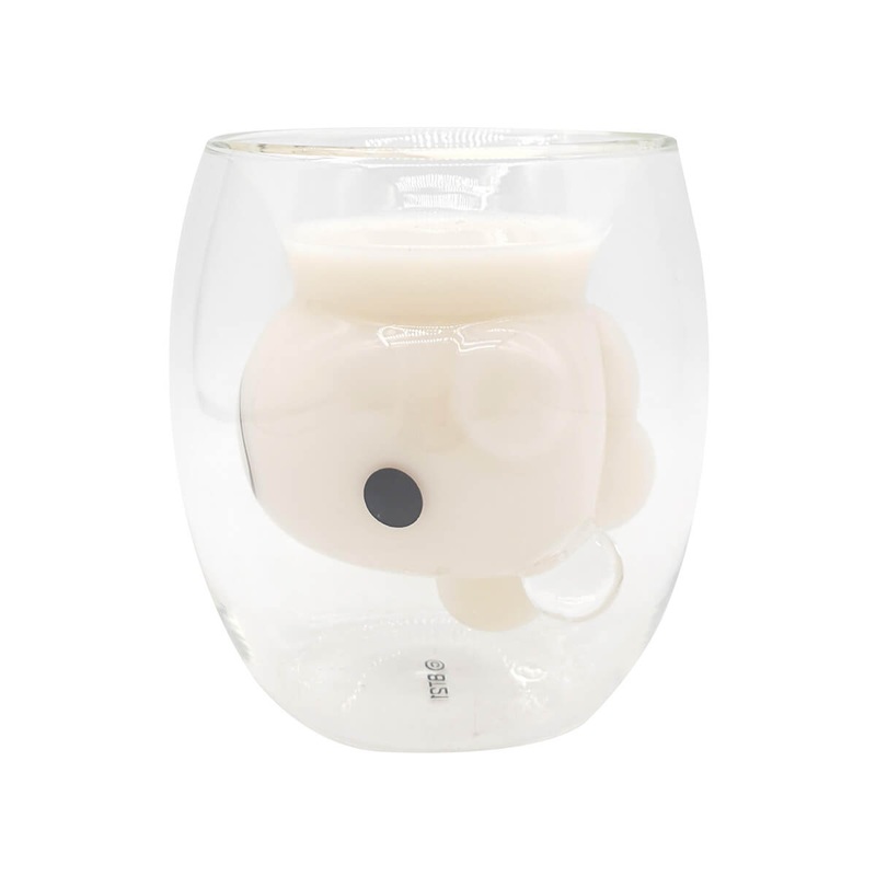 BT21 MANG Double Wall Glass Cup