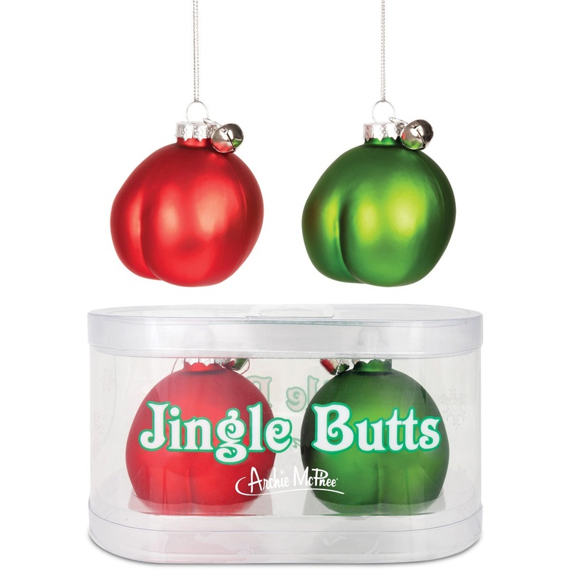 Jingle Butts Hand-Blown Glass Ornaments