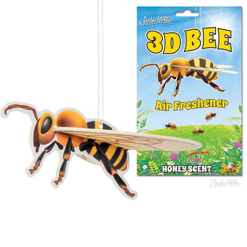 3D Bee Air Freshener - Honey Scented