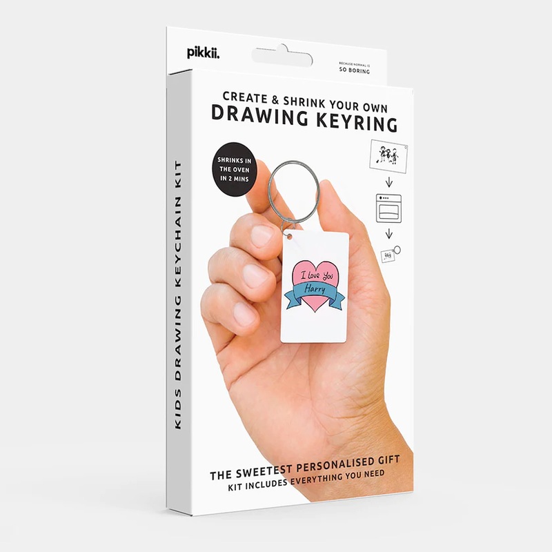 Create Your Own Shrink Drawing Keyring