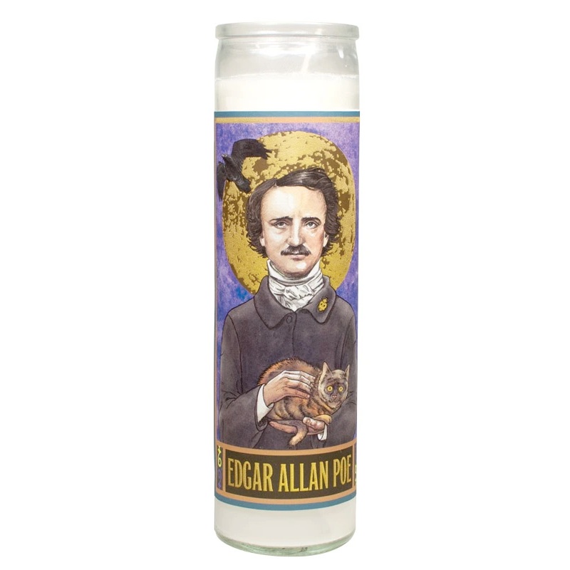 Edgar Allen Poe Candle