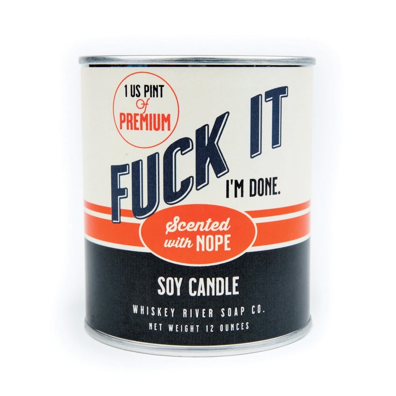 F-ck it I'm Done Paint Can Candle