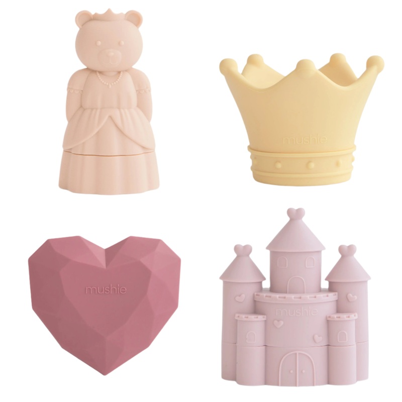 Princess Mold Free Bath Play Set - 4 Pack
