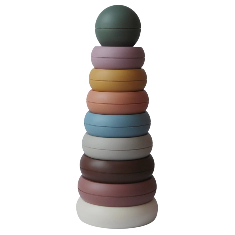 Stacking Rings Toy - Rustic