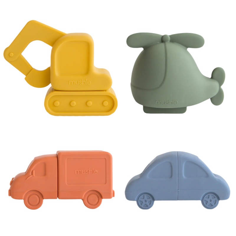 Vehicles Mold Free Bath Play Set - 4 Pack