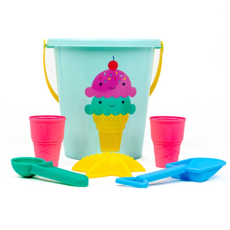 Ice Cream Sand Bucket 6-piece set