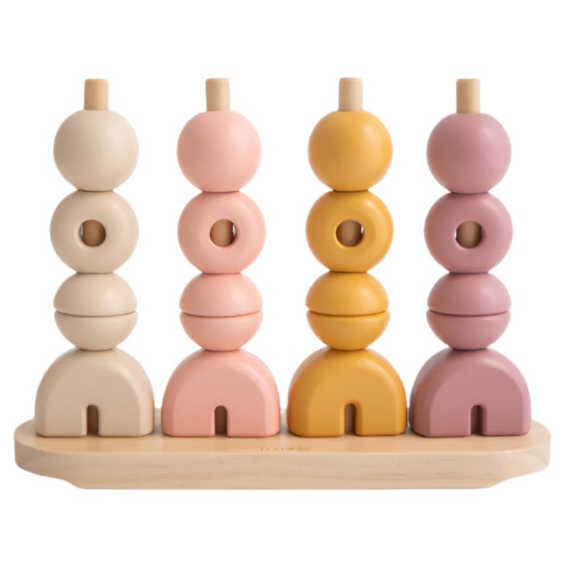 Wooden Multi Shape Stacker - Sunrise