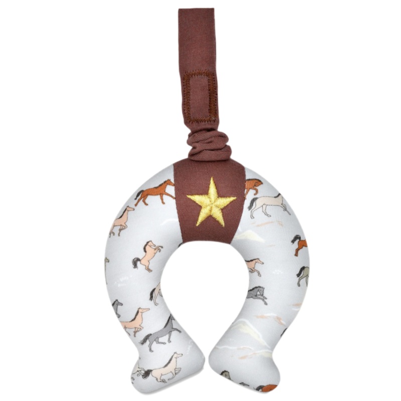 Horseshoe Stroller Toy - Wild Horses