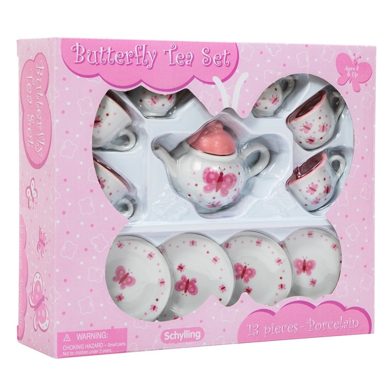 Butterfly Porcelain Tea Set