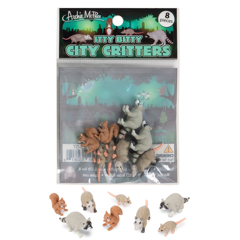Itty Bitty City Critters - 8pcs