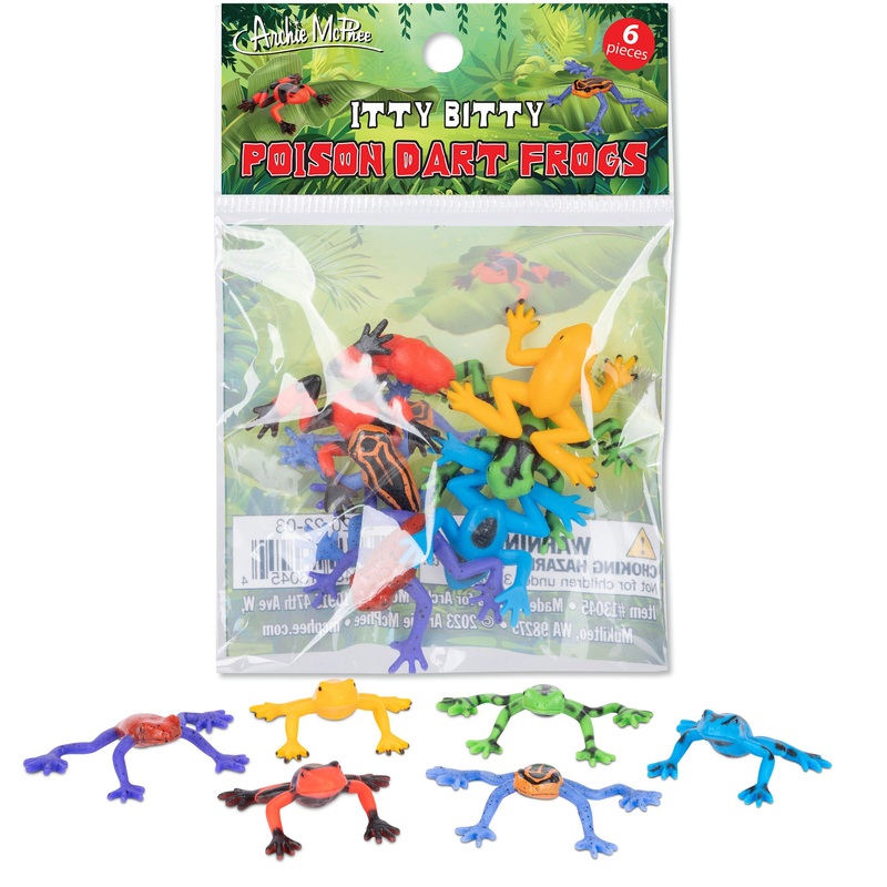 Itty Bitty Poison Dart Frogs - 6pcs