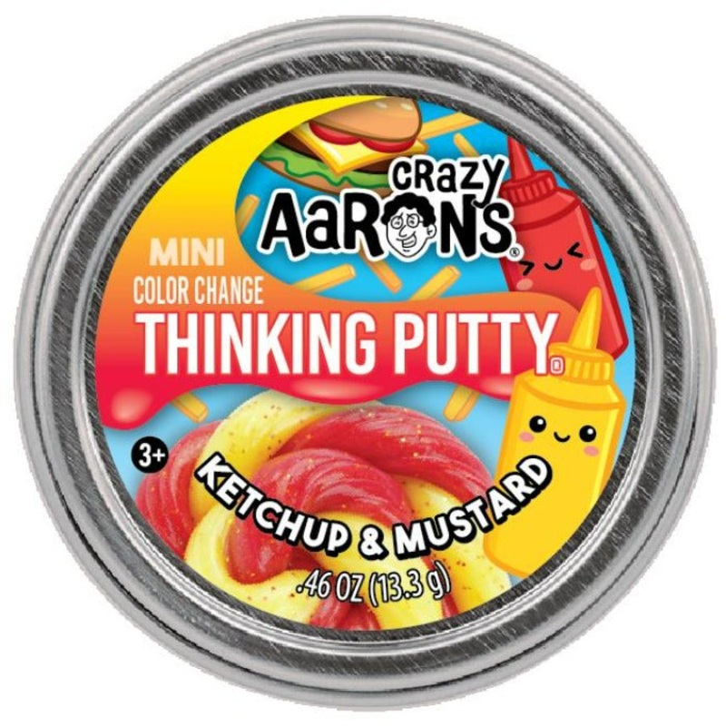 Ketchup & Mustard Mini Thinking Putty