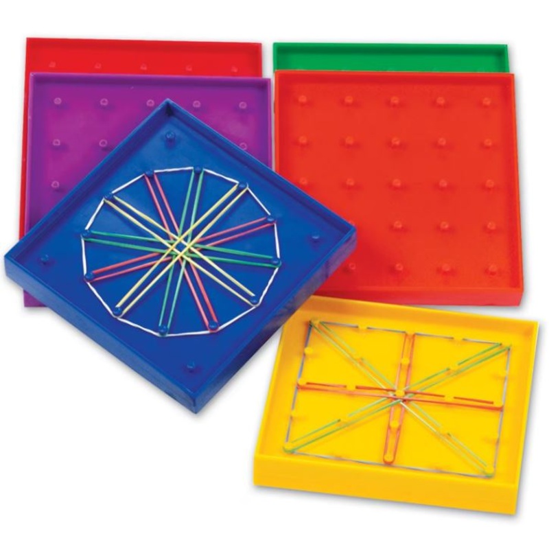 Large Double Sided Geoboard Set-