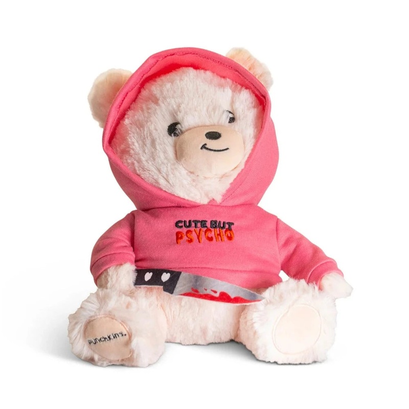 Psycho but Cute Teddy Bear Plushie