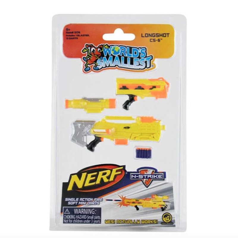 World's Smallest Nerf Gun - 1 random style