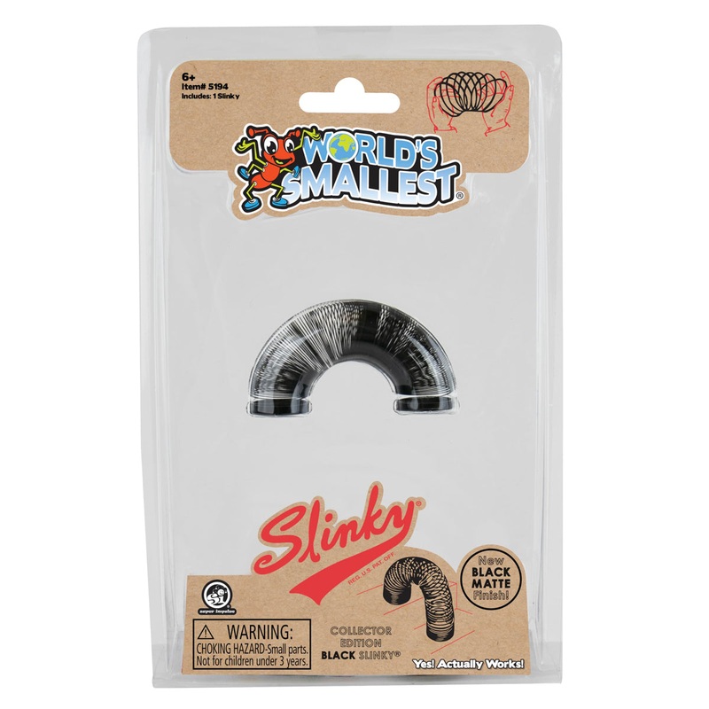 World's Smallest Slinky- Collector Edition Black