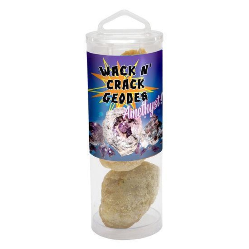 Crack Open Geode Amethyst Tube